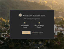 Tablet Screenshot of americanrivierabank.com